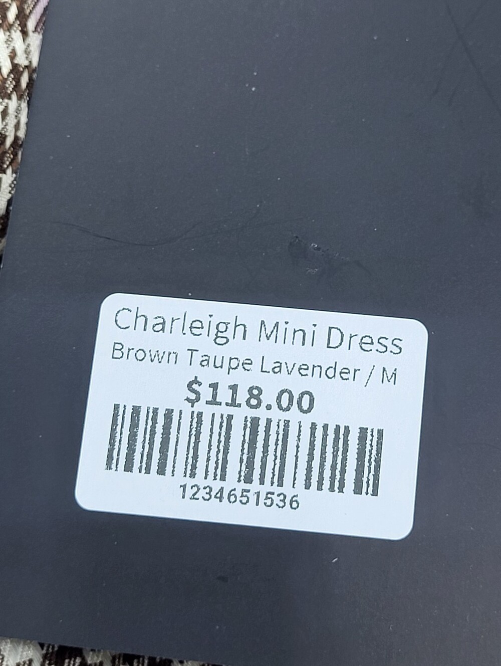 En Saison Charleigh Plaid Drop Waist Mini Dress - Picture 9 of 12